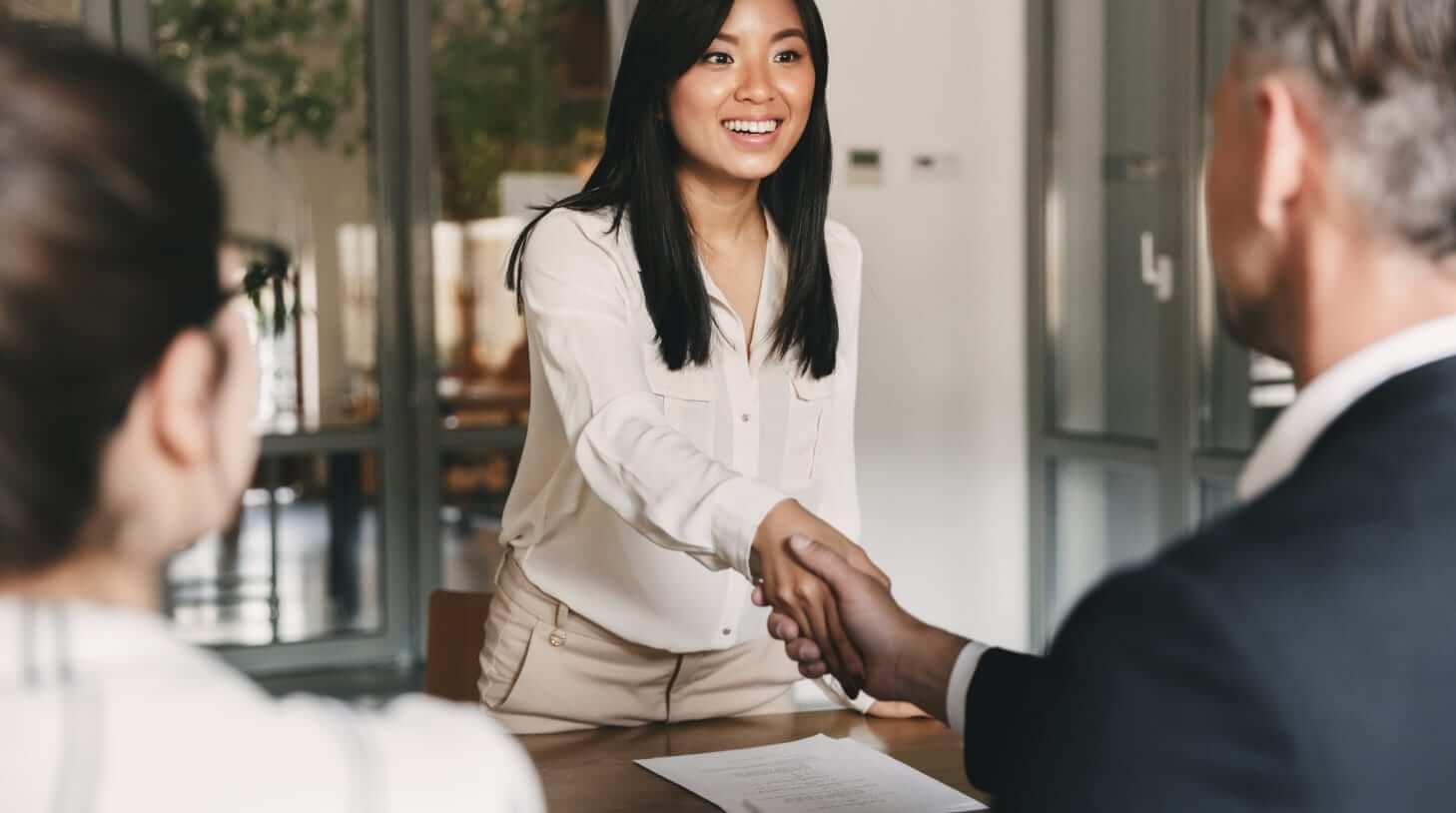 take the lead in job interview